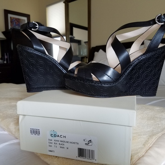 Coach Madeline Vachetta leather platform sandals - Picture 6 of 8